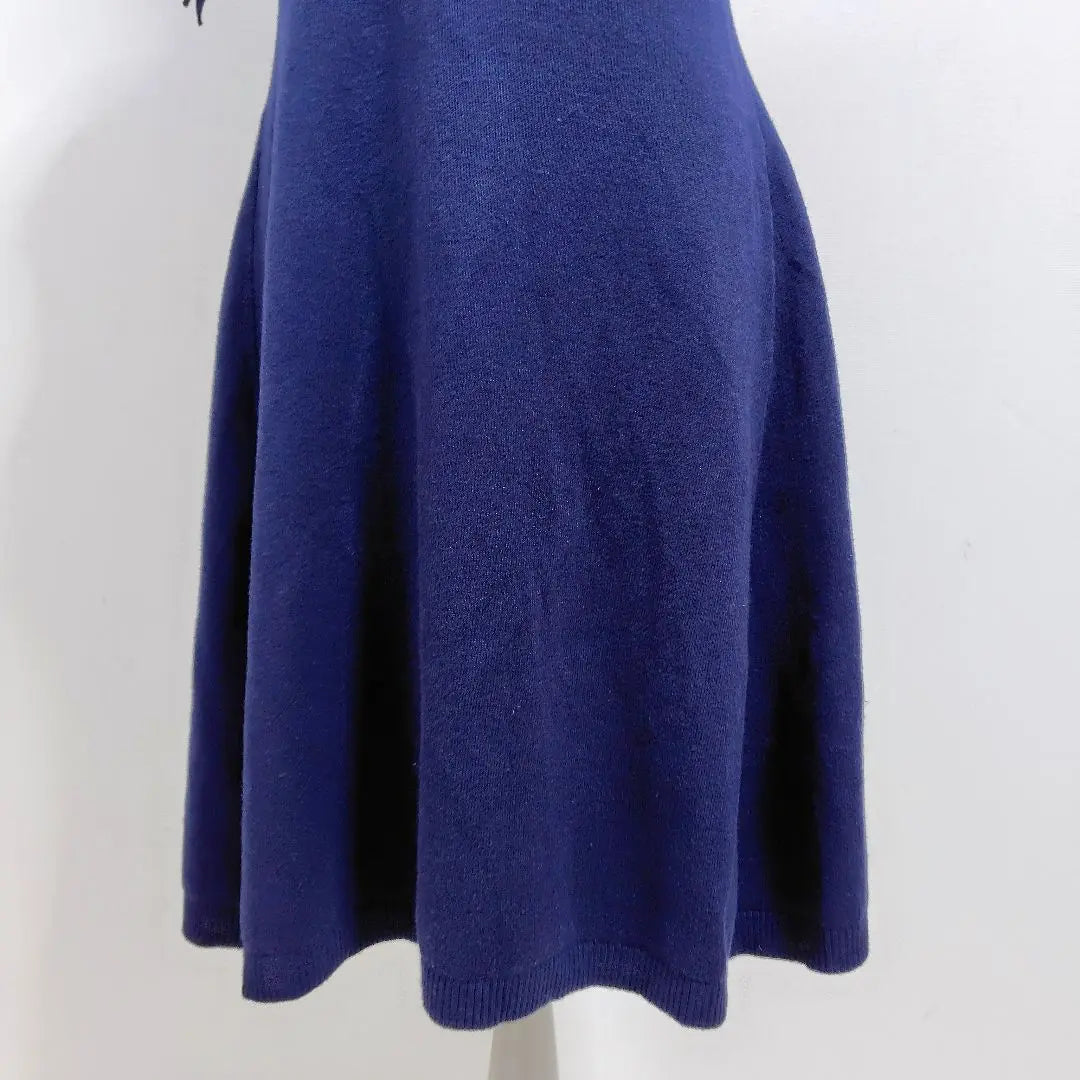 [Good condition] B+Ab Navy Short Sleeve Dress Size 42