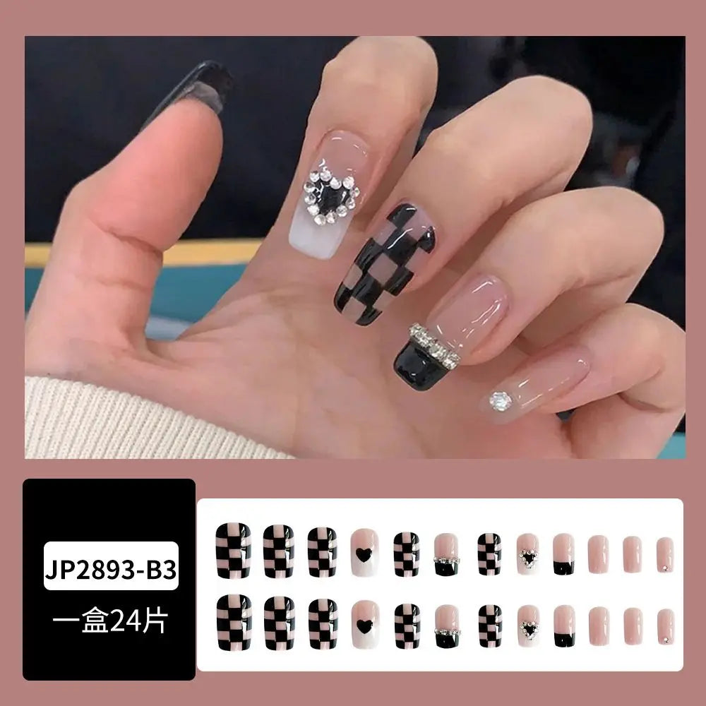 Limited time discount 589 Temperamental nail tip Fashion Heart Trendy Cute 4o8