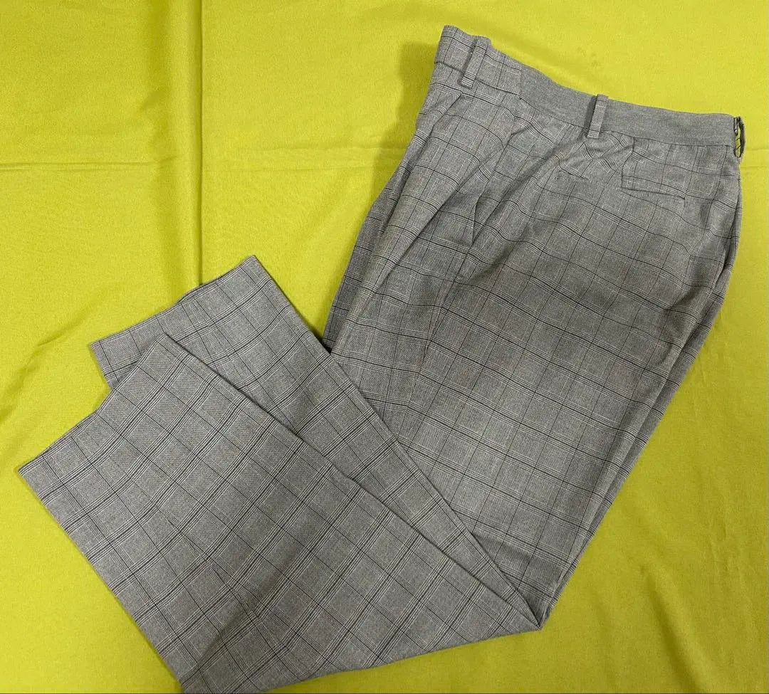 UNIQLO Wide Pants Check Pants Slacks Women M