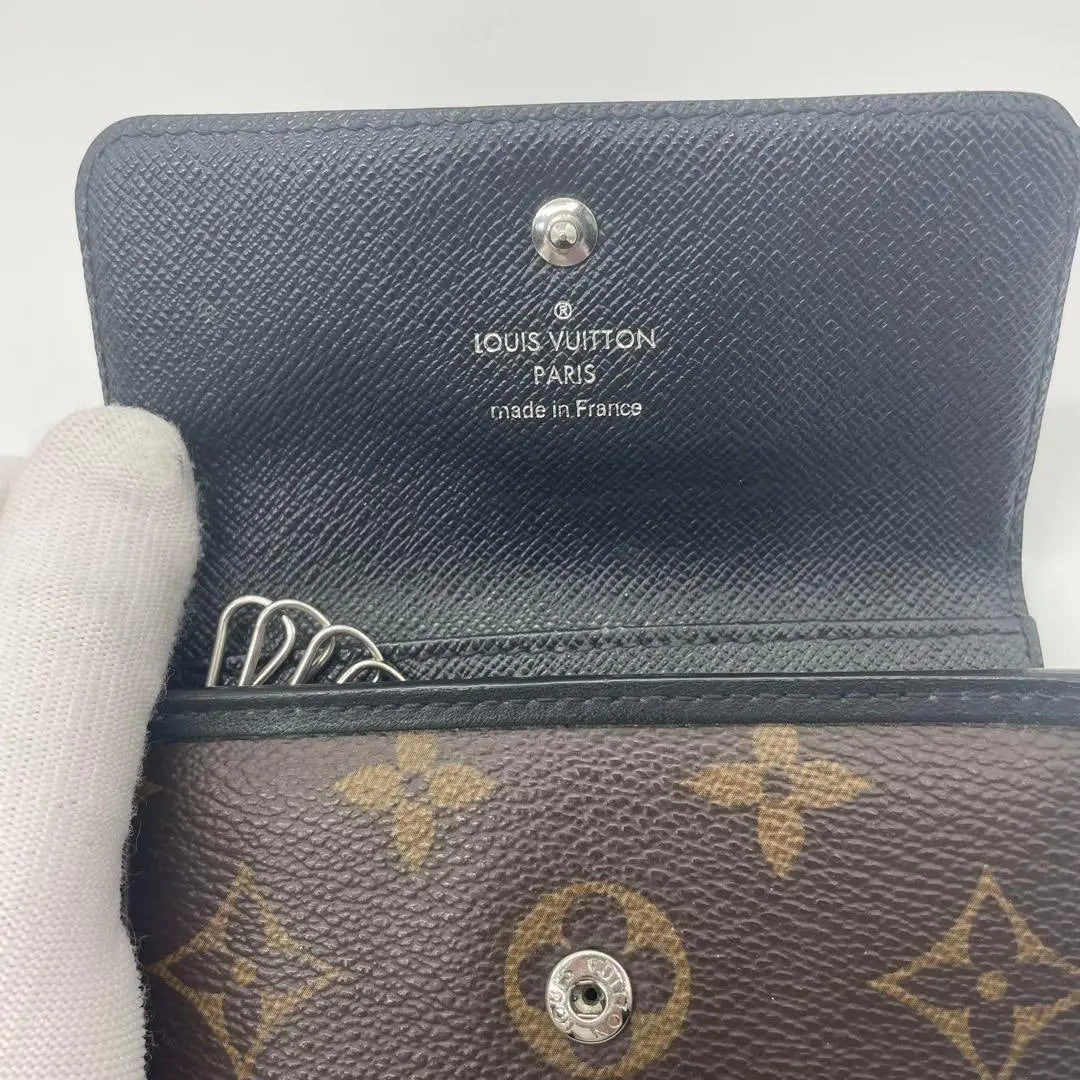 [Estuche incluido] Estuche/llavero Monogram Macather Multicle para 6 llaves