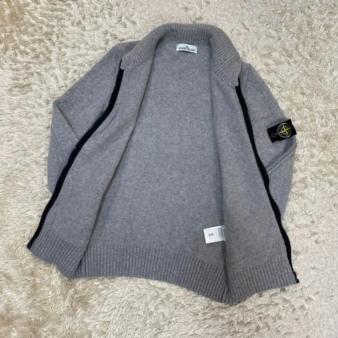 Stone Island Cardigan Wool Gray L