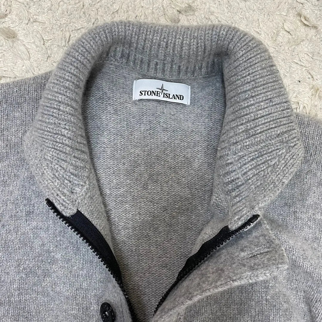 Stone Island Cardigan Wool Gray L