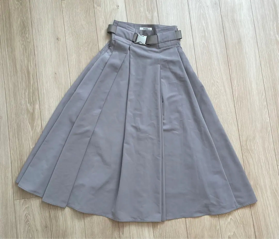 SNIDEL Sustainable Varie Belt Skirt