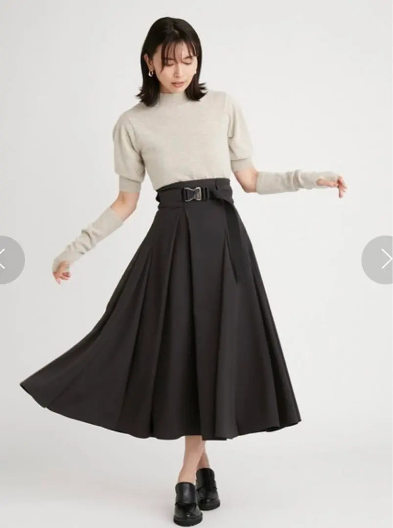 SNIDEL Sustainable Varie Belt Skirt