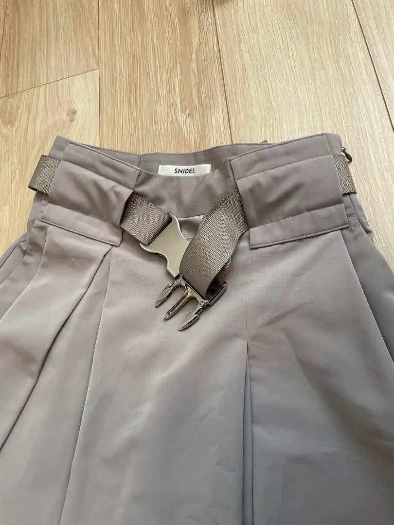 SNIDEL Sustainable Varie Belt Skirt