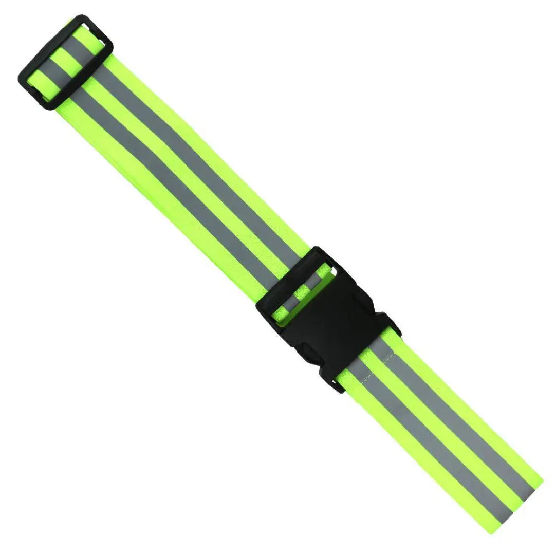 One-touch type reflective sash belt darkness fluorescent color reflector