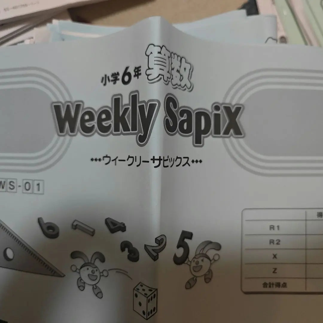 Weekly SAPIX 6th year Arithmetic 19 times 2024 | Weekly Sapix 小学6年 算数 19回 2024年度