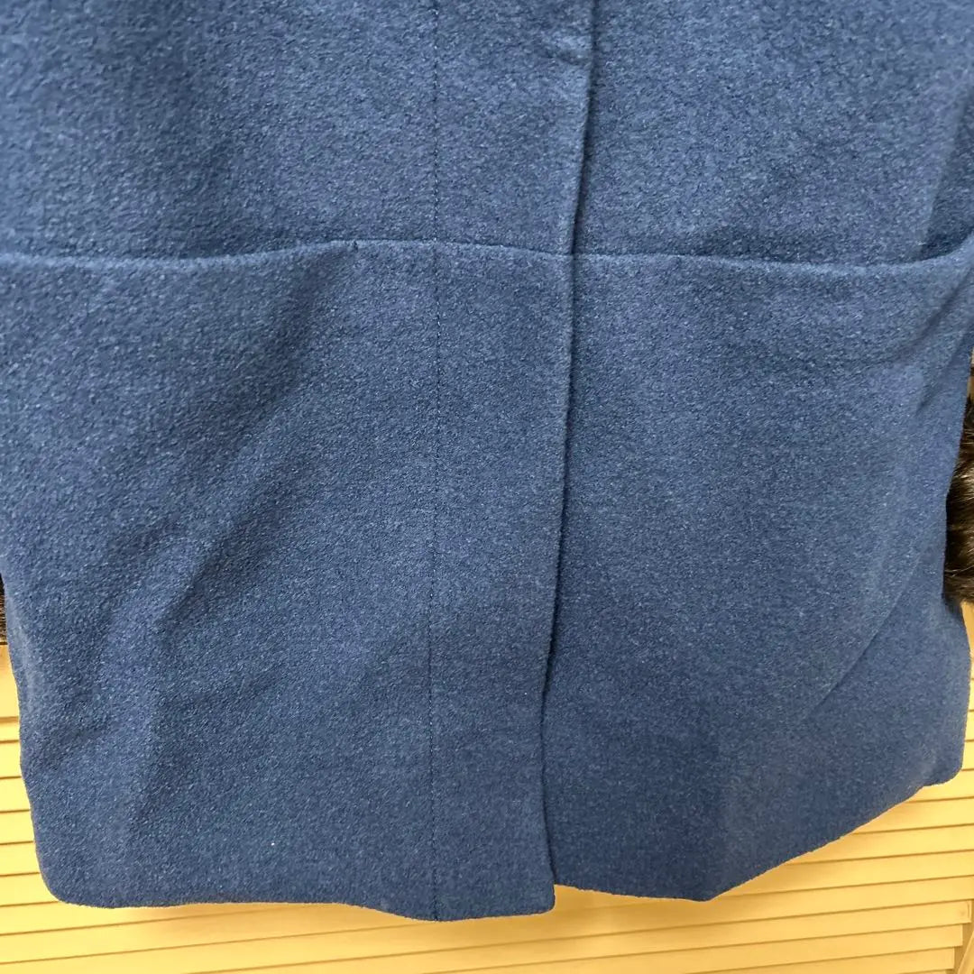 Any Fam Blue Wool Coat Size 3 44