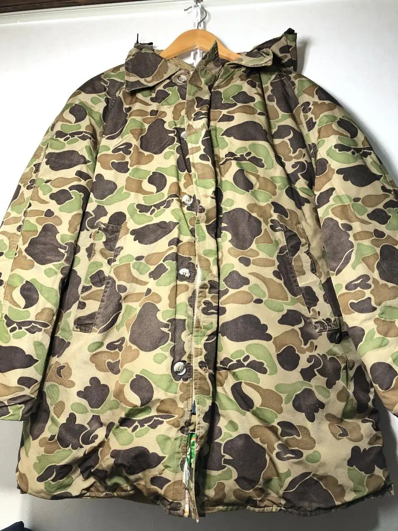 052182 WOODS Reversible Camo Down Jacket Coat