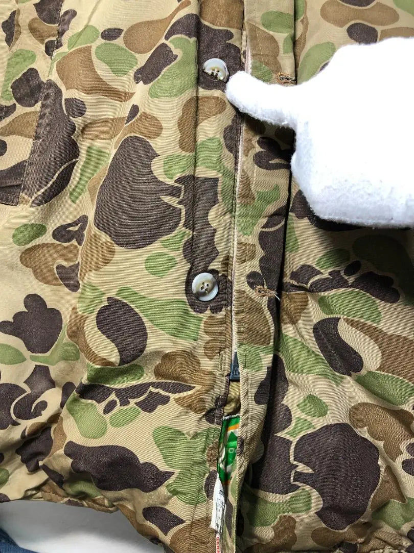 052182 WOODS Chaqueta de plumón reversible con estampado de camuflaje