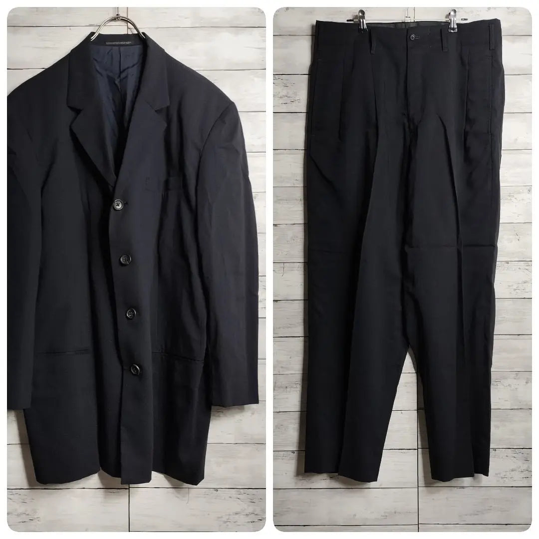 Traje de chaqueta 4B de archivo de decoloración para hombre de Yohji Yamamoto Pool de la década de 1996