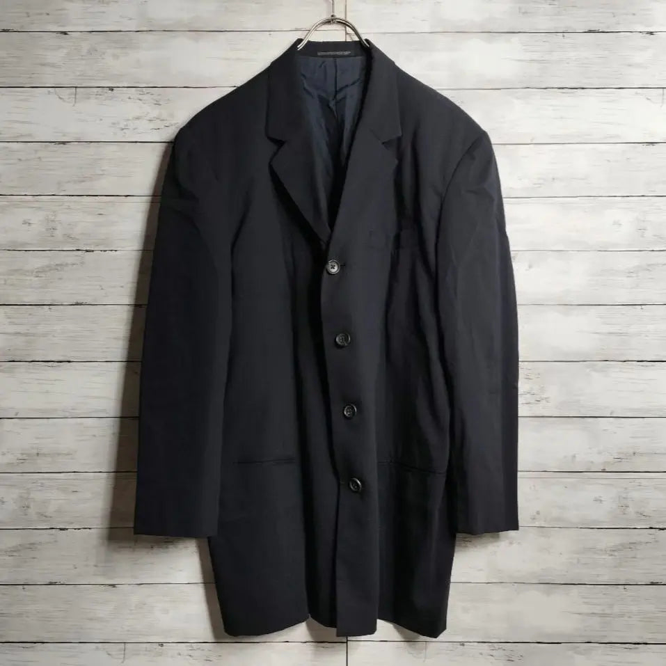 Traje de chaqueta 4B de archivo de decoloración para hombre de Yohji Yamamoto Pool de la década de 1996