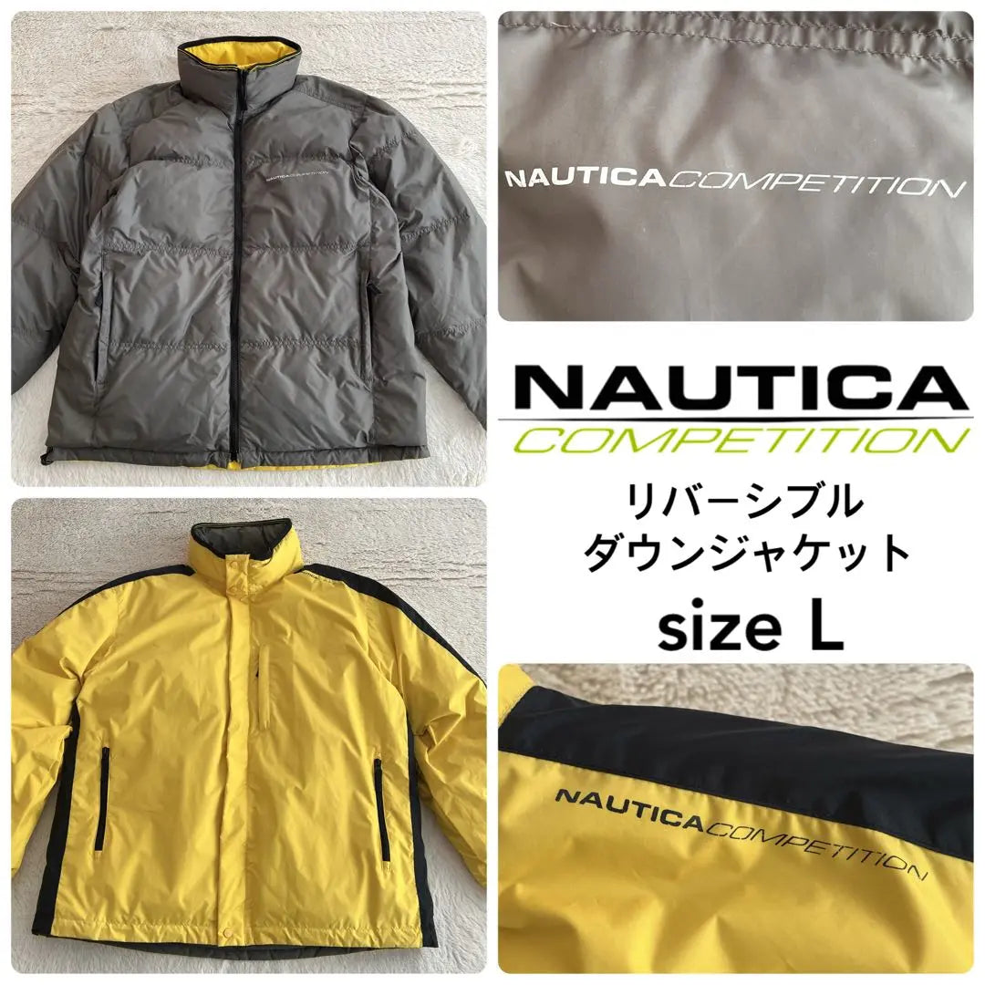 NAUTICA Nautica River Sipello Down Jacket L | NAUTICA ノーティカ　リバーシブルダウンジャケット　L