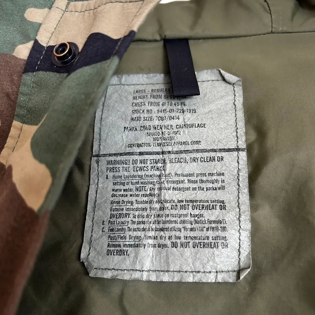 Parka Gore-Tex ECWCS GEN1 auténtica de los años 90, estilo militar estadounidense, talla grande