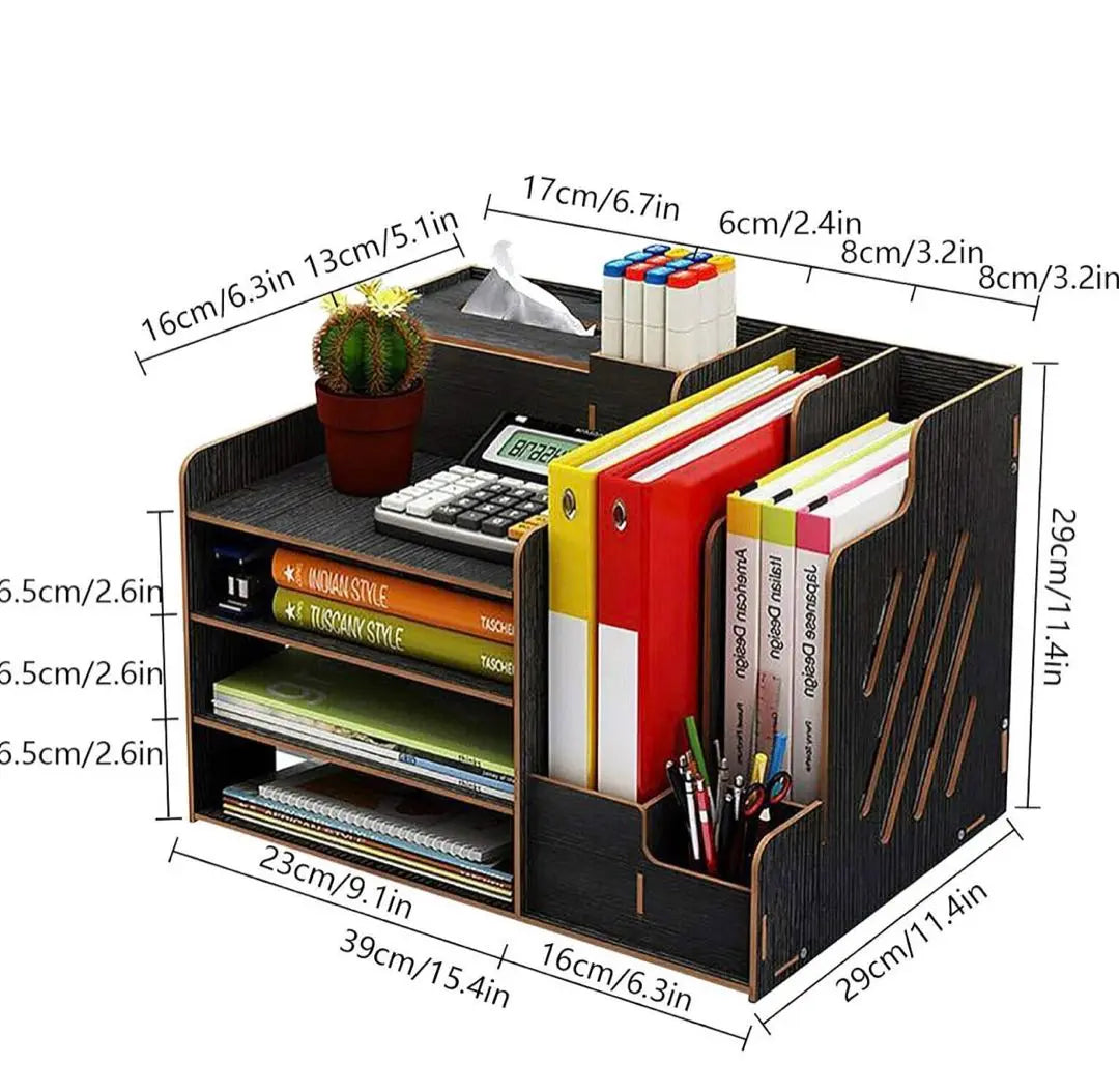 Tabletop storage rack Document case Office supplies Desk storage Document storage box A4 tray