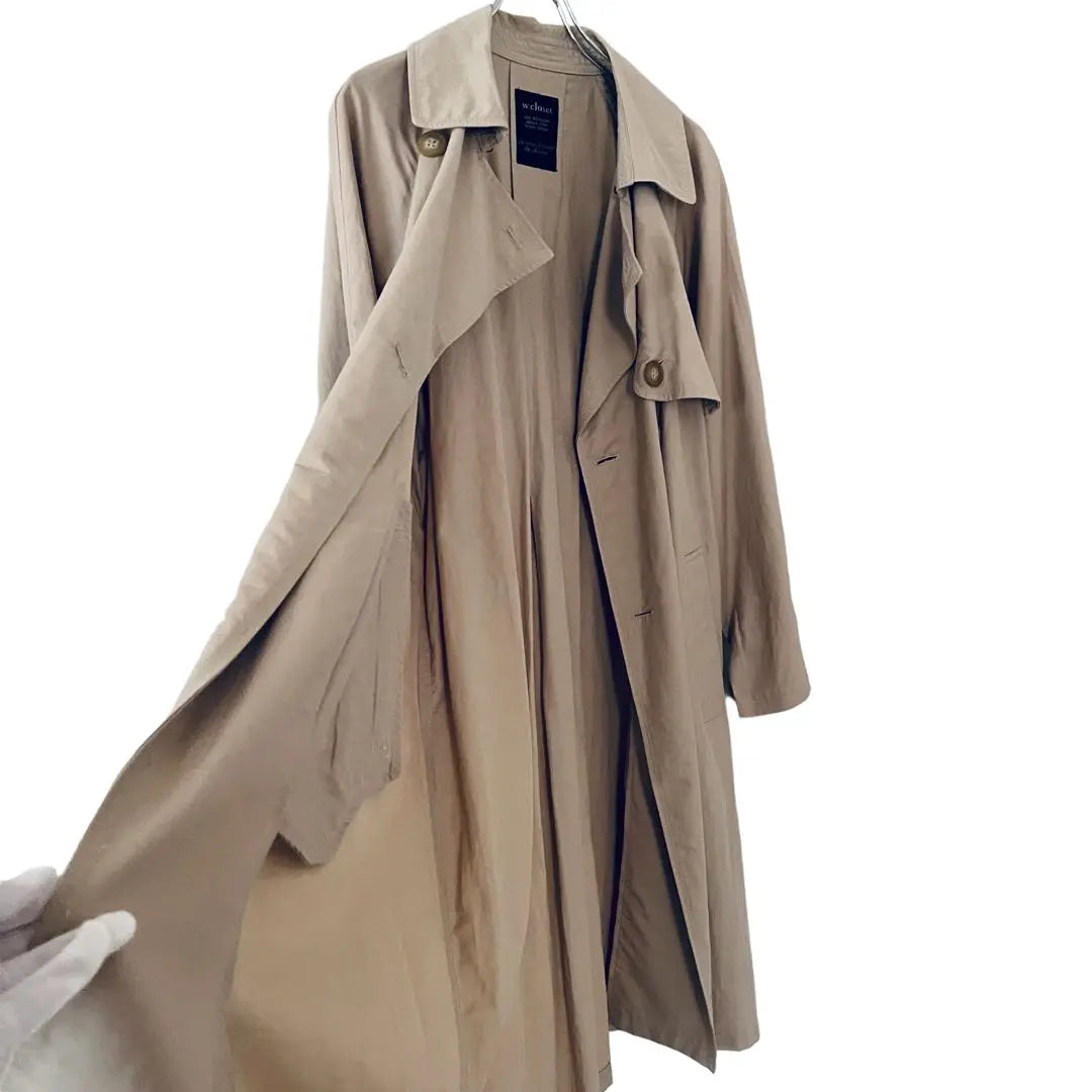 w closet spring coat [F] Beige trench coat for women