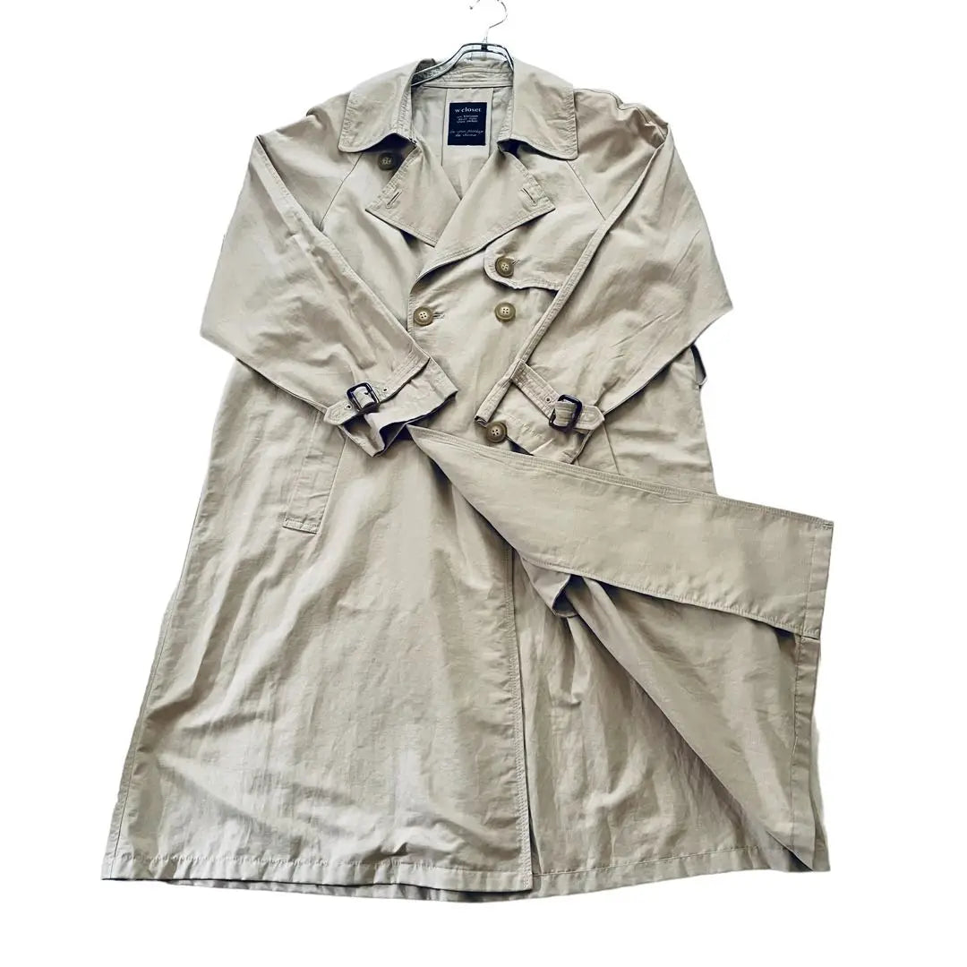 w closet spring coat [F] Beige trench coat for women