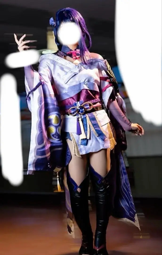 Genshin Raiden Shogun Full Set Cosplay