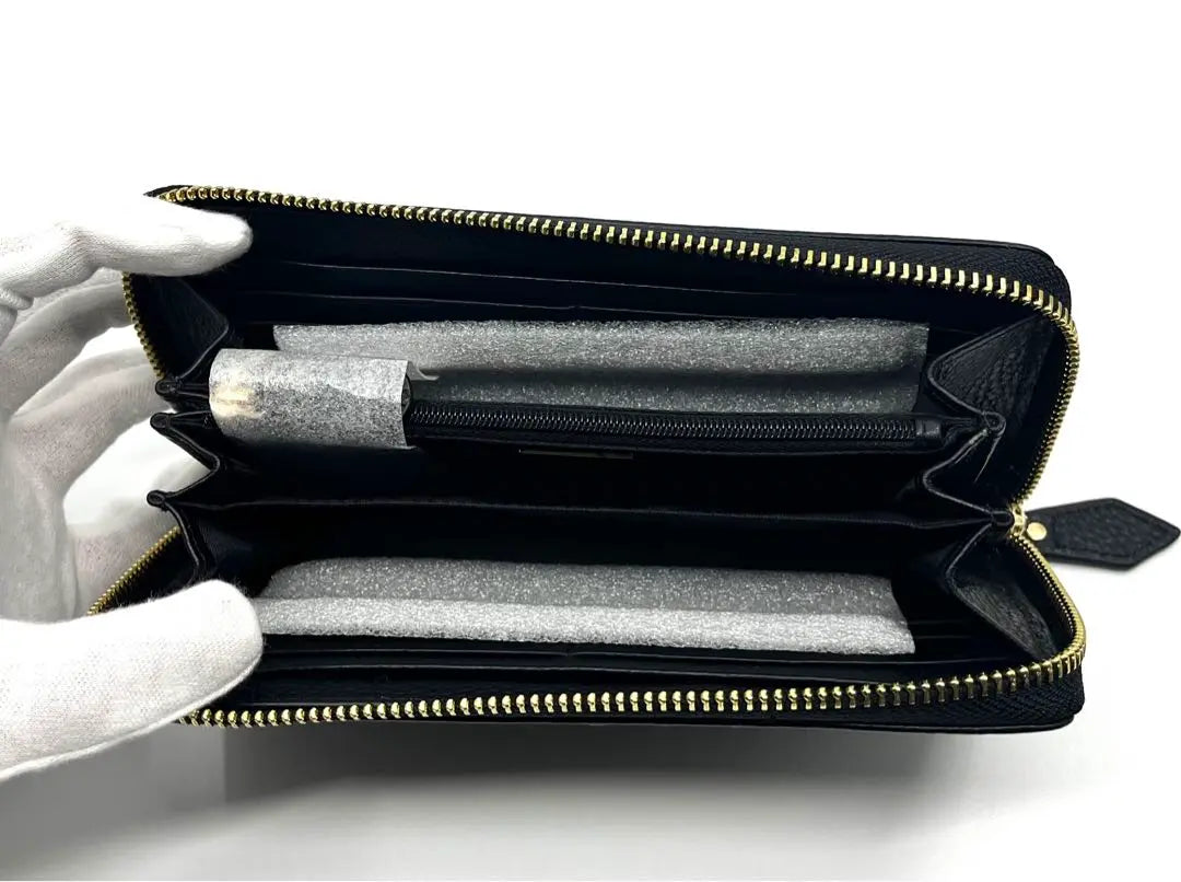 [New and unused] Vivienne Westwood Long Wallet Punching Orb Black