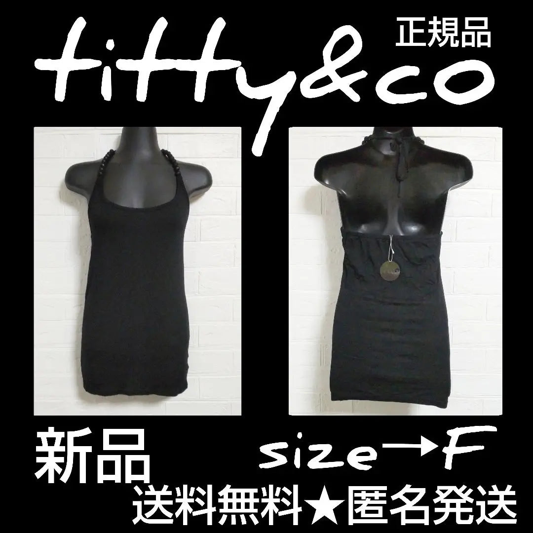 titty&co.★Holder neck★New [Vintage] Comes with tag! BLACK