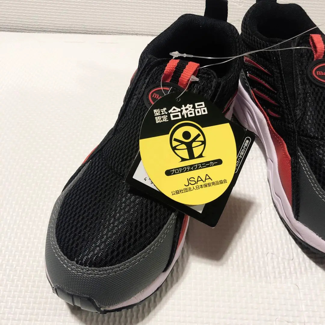 New Mandom Safety Shoes Protective Sneakers Black 22.5