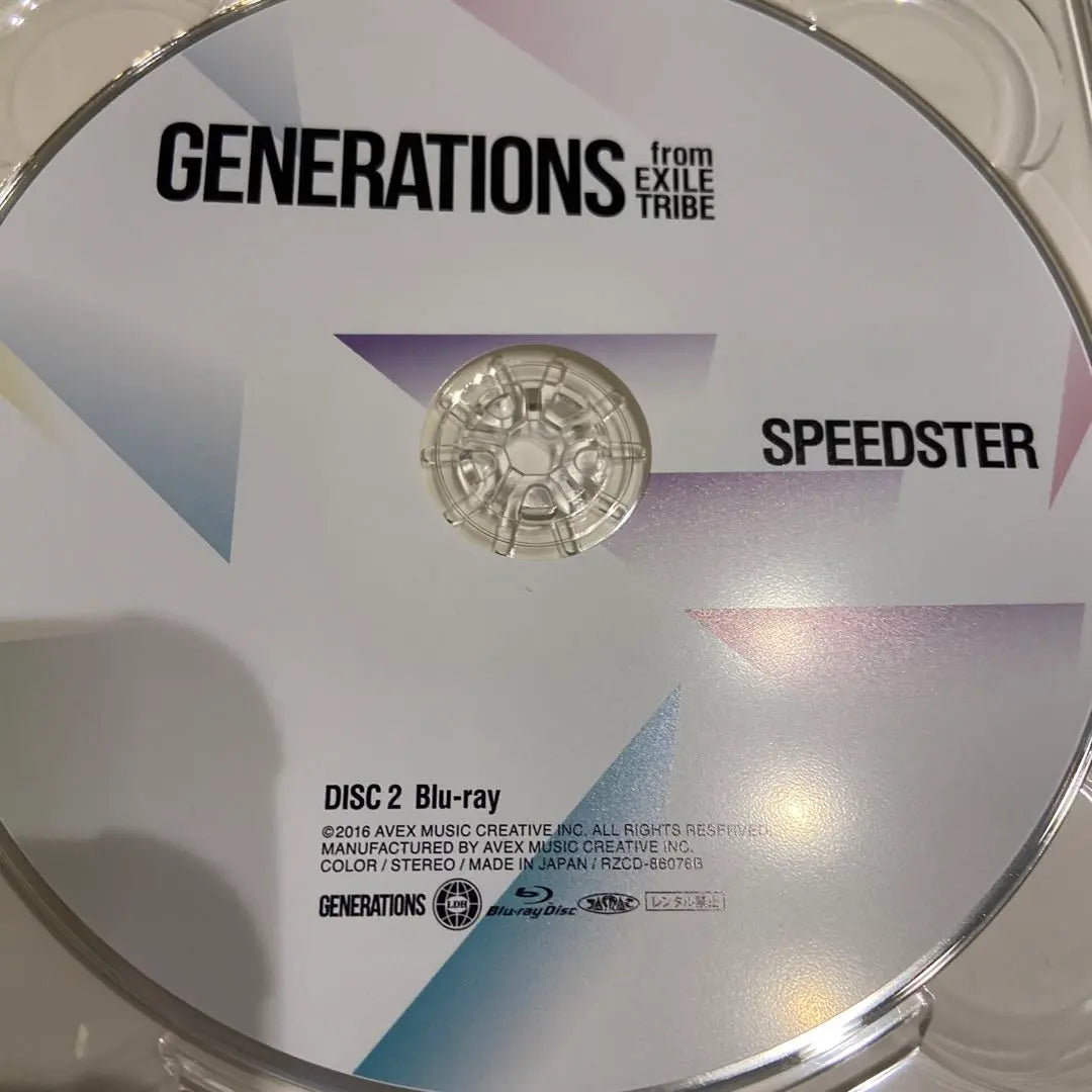 ✨GENERACIONES✨SPEEDSTER 1 CD + 3 Blu-rays | ✨GENERACIONES✨SPEEDSTER CD1枚＋Blu-ray3枚