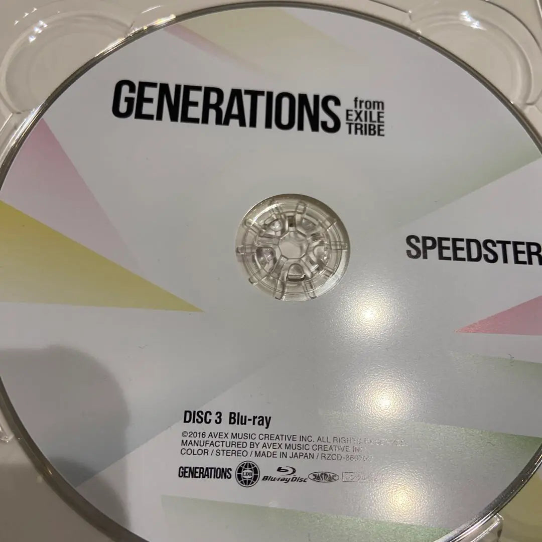 ✨GENERACIONES✨SPEEDSTER 1 CD + 3 Blu-rays | ✨GENERACIONES✨SPEEDSTER CD1枚＋Blu-ray3枚