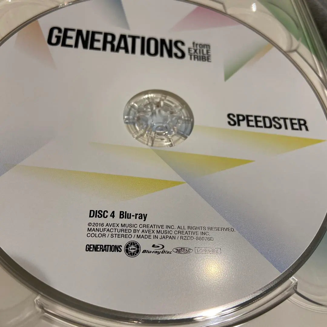 ✨GENERACIONES✨SPEEDSTER 1 CD + 3 Blu-rays | ✨GENERACIONES✨SPEEDSTER CD1枚＋Blu-ray3枚