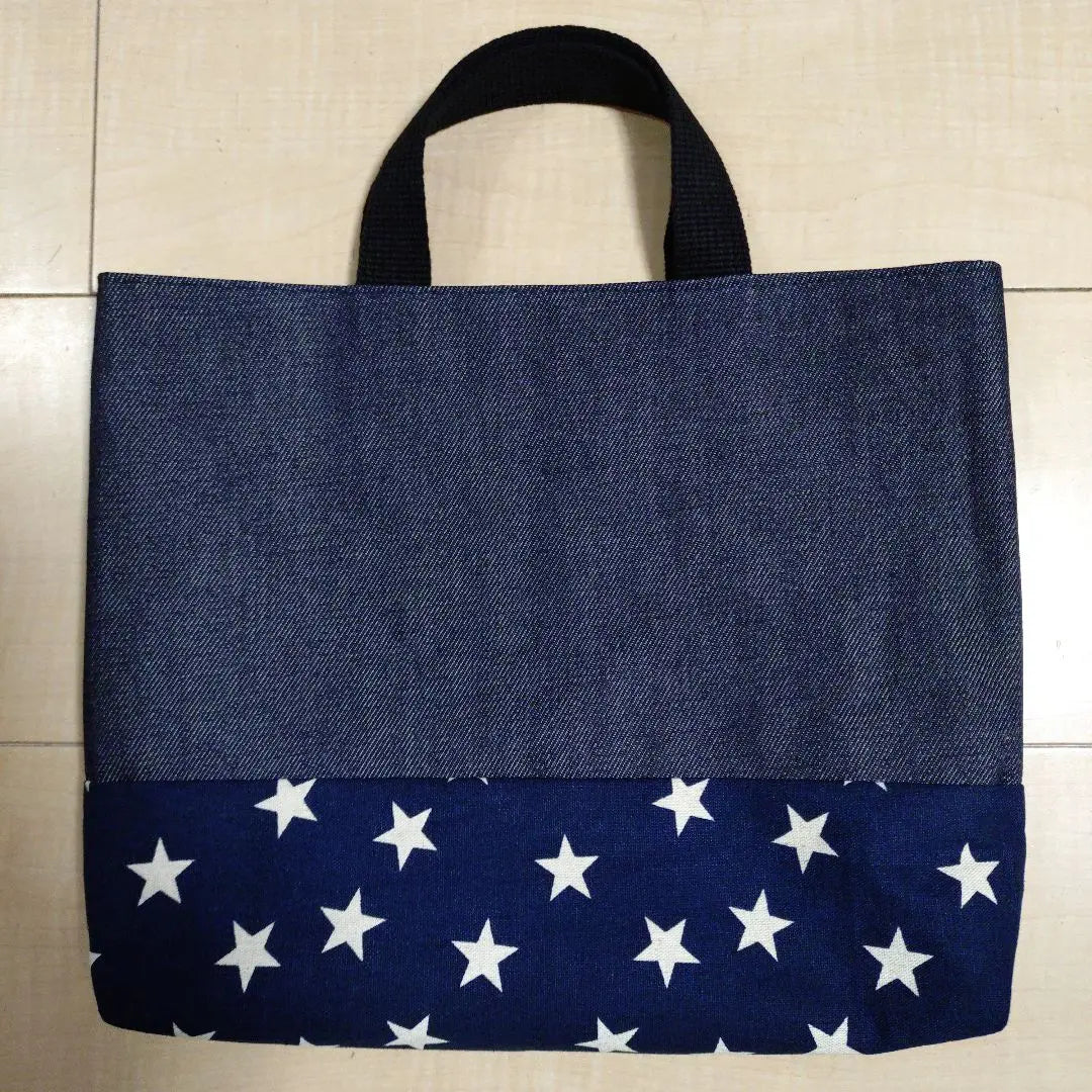 [For Nagicho-sama] Navy Star Pattern Tool Bag Mini Tote Bag