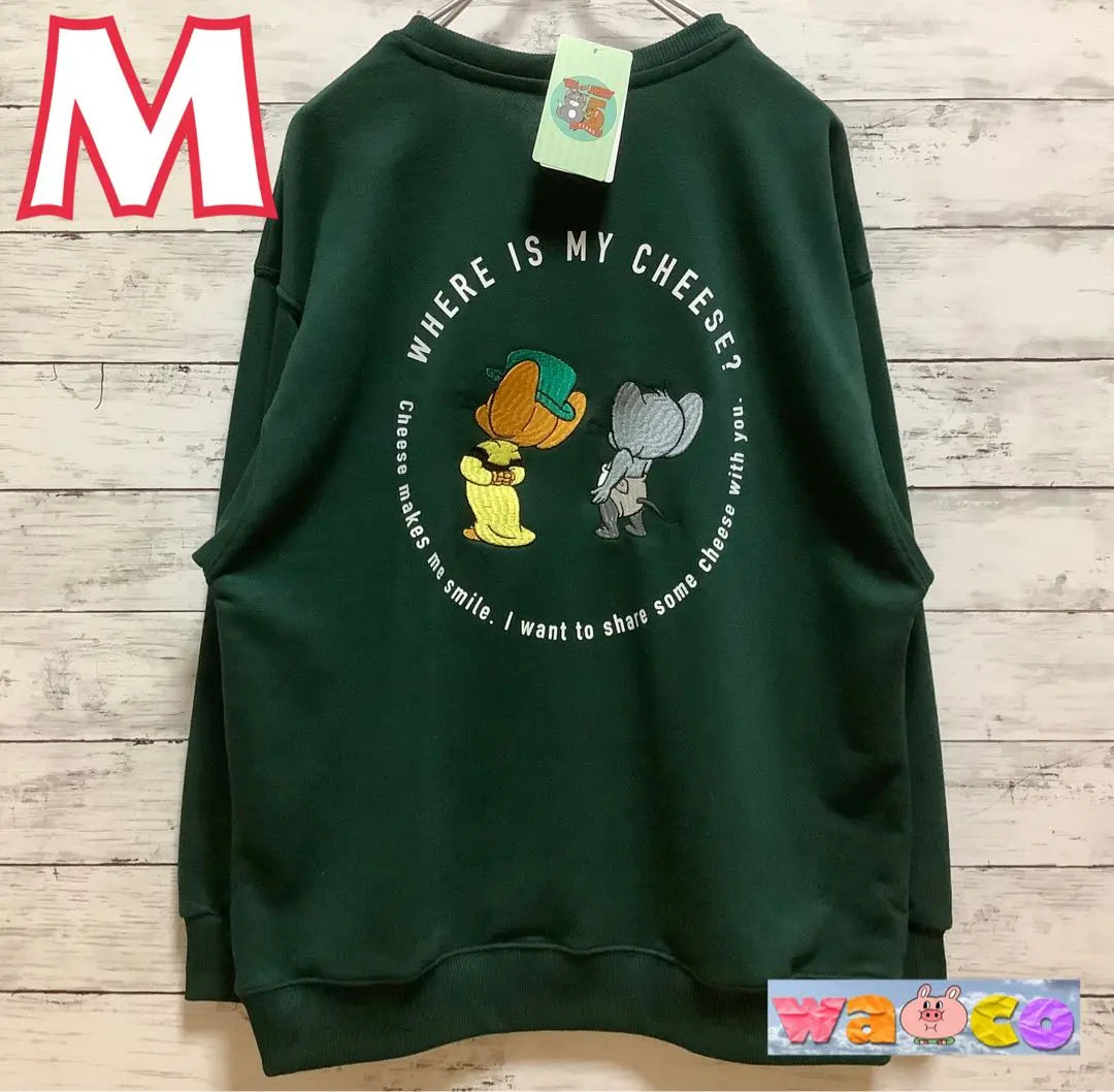 Tom and Jerry Toffee Magic Fleece Sweatshirt Long Sleeve Clothing Women's M