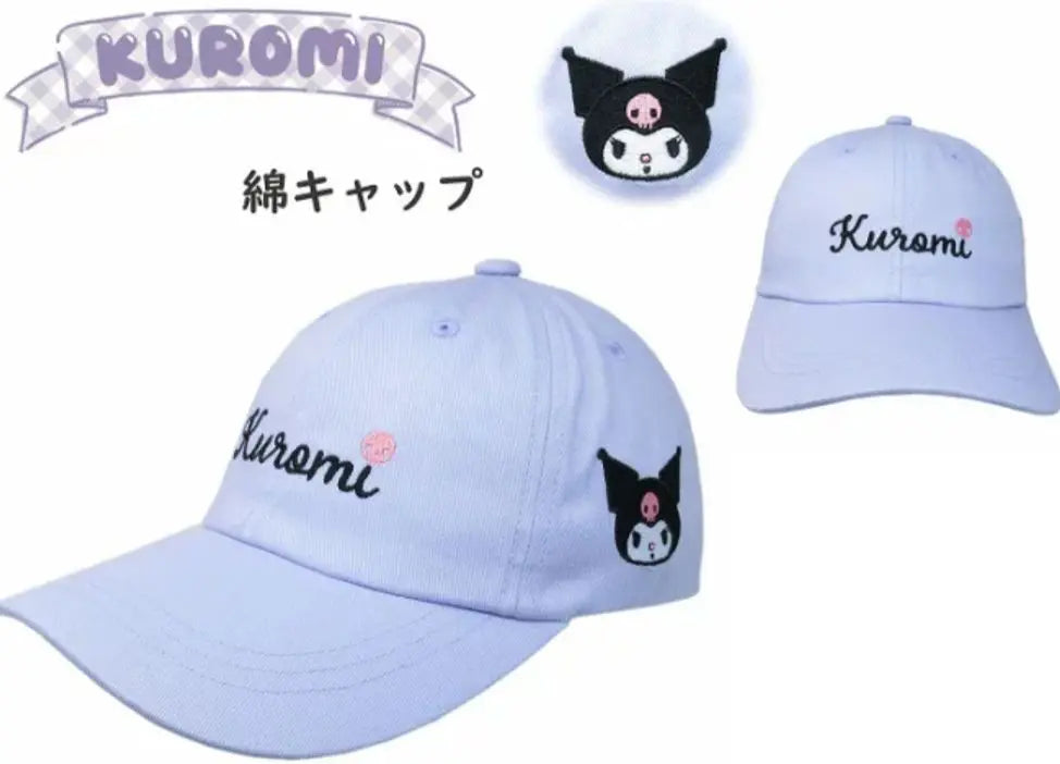 Used item Kuromi-chan embroidered cap 53-55cm Regular price 2,530 yen Hat