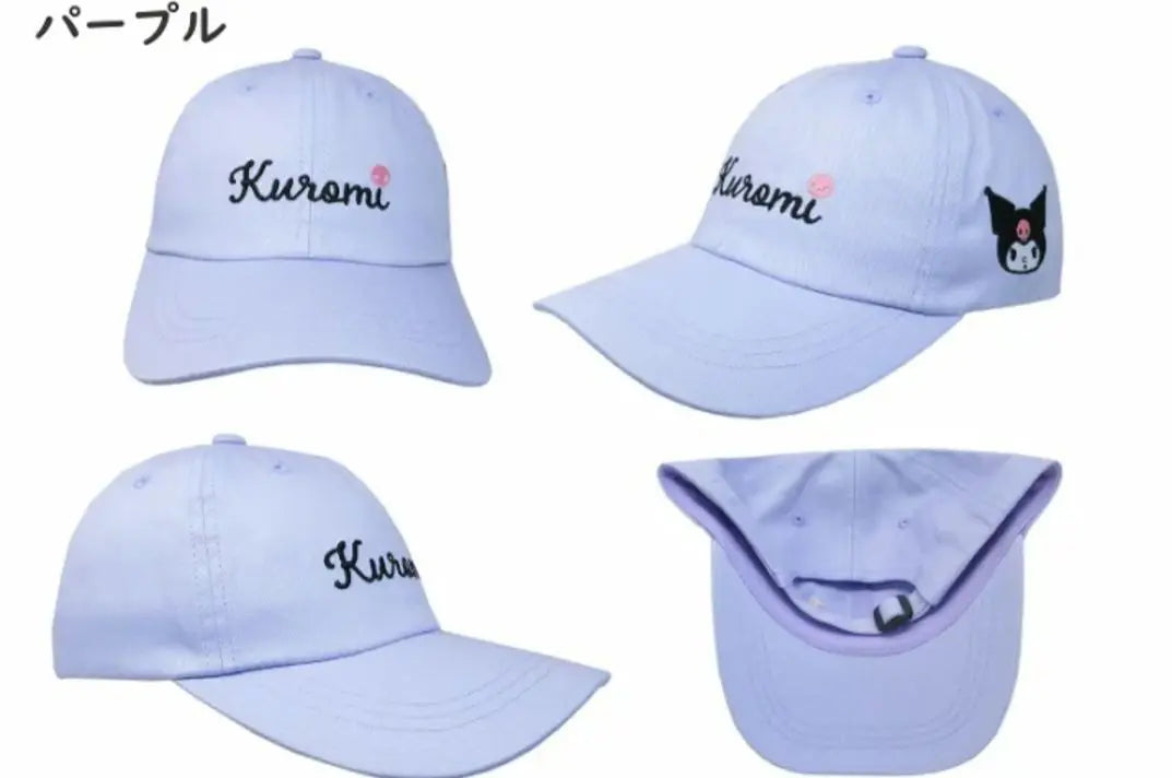 Used item Kuromi-chan embroidered cap 53-55cm Regular price 2,530 yen Hat