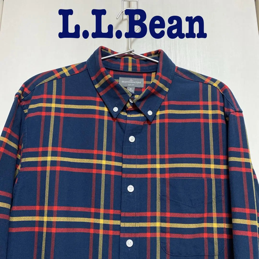 [Good condition] L.L.Bean SIGNATURE Check Shirt Button Down