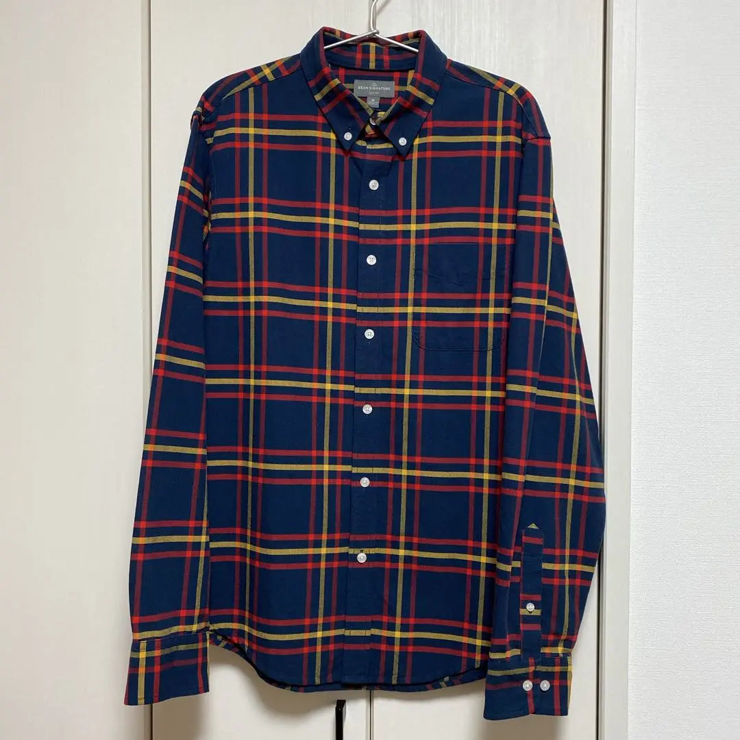 [Good condition] L.L.Bean SIGNATURE Check Shirt Button Down