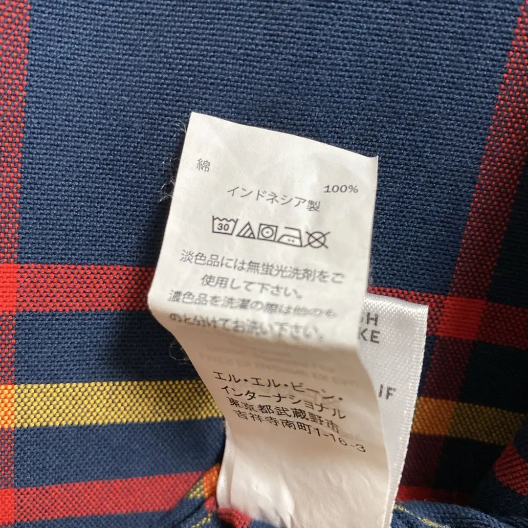 [Good condition] L.L.Bean SIGNATURE Check Shirt Button Down