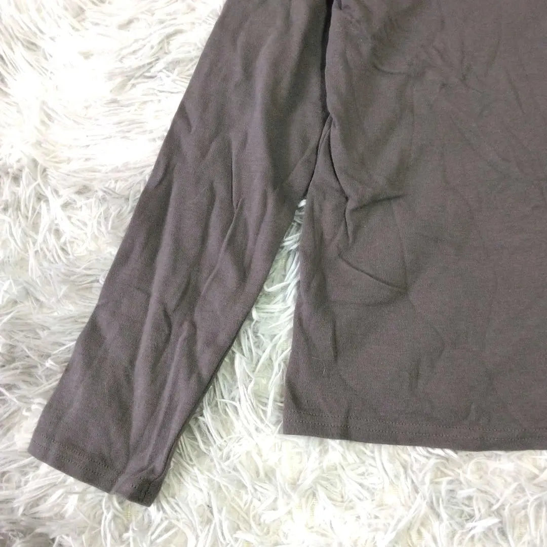 [Ranan] Dark Gray Long Sleeve T-Shirt (L) Large Size 100% Cotton