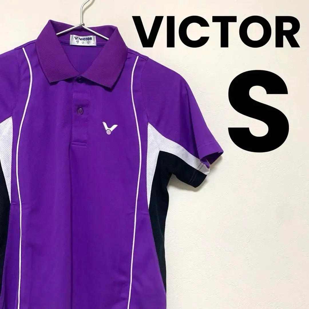 [Buen estado] Camiseta de bádminton VICTOR Victor S Púrpura Tenis de mesa S