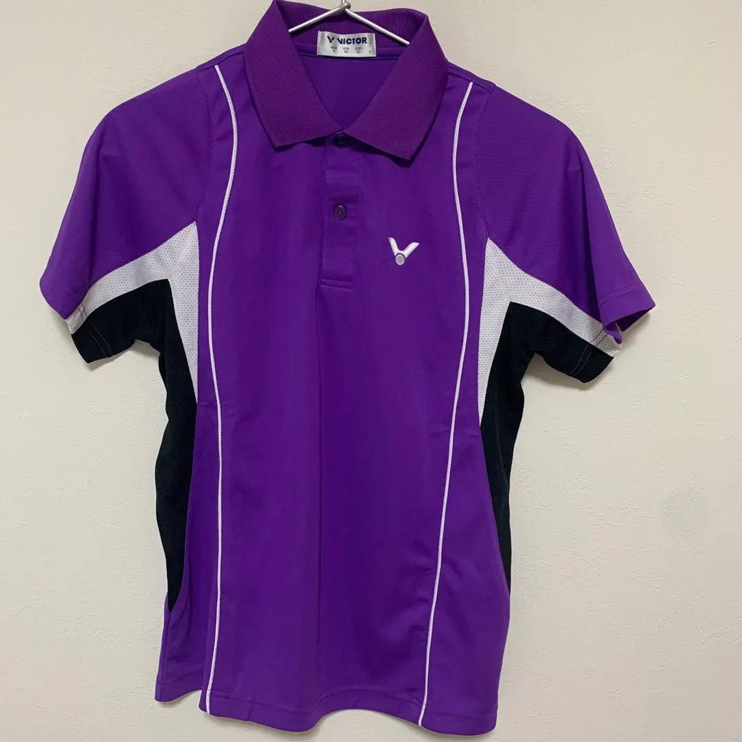 [Buen estado] Camiseta de bádminton VICTOR Victor S Púrpura Tenis de mesa S