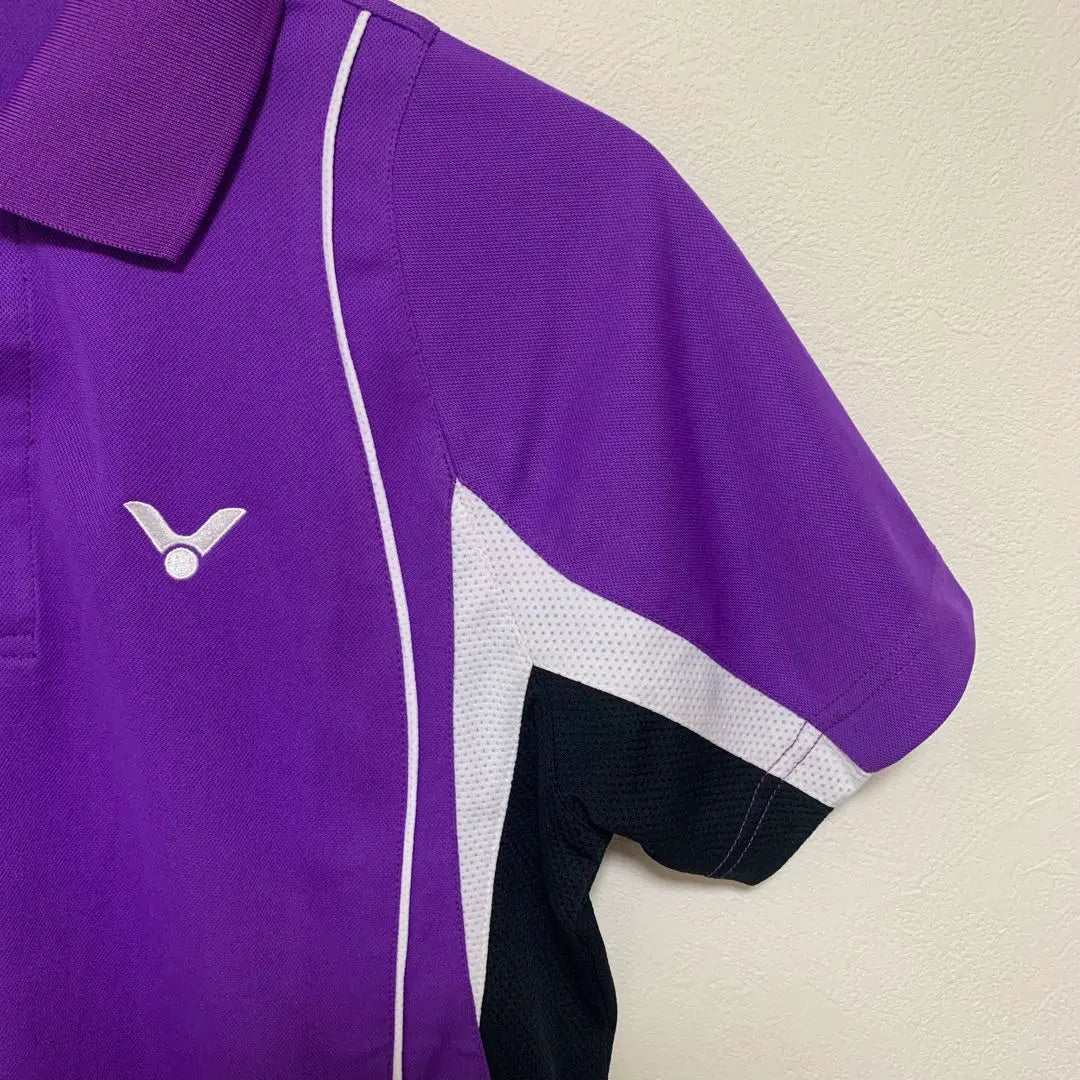 [Good Condition] Badminton Shirt VICTOR Victor S Purple Table Tennis S