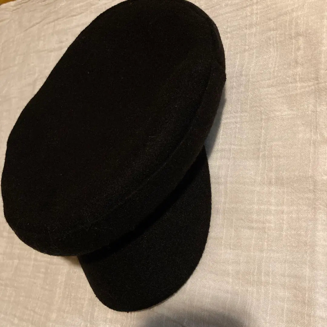 ZARA Warm Hat Marine Cap Wool Black Casquette