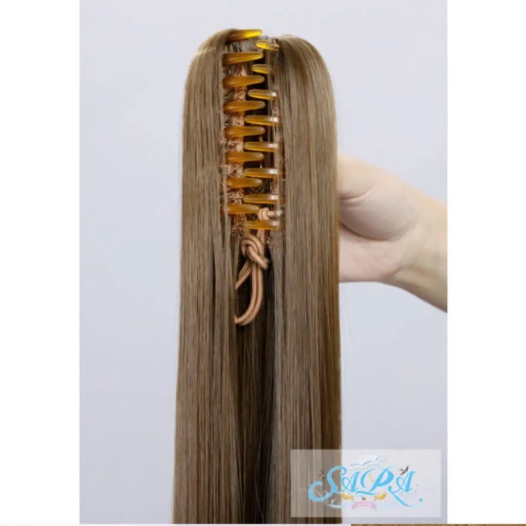 Classe Yellow Brown Long Vance Set of 2 Wig Cosplay Uma Musume