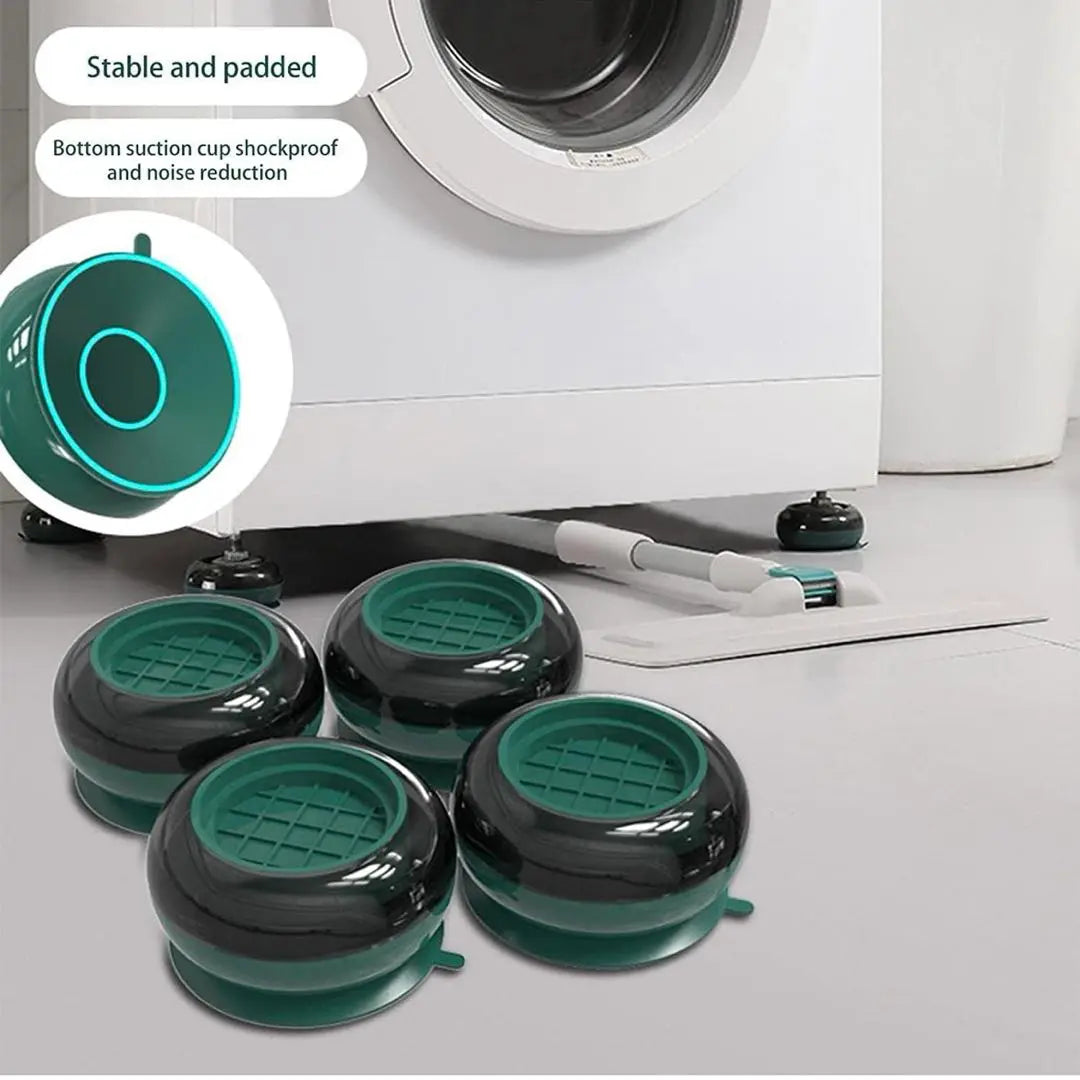 Machine vibration pads - 4 vibration-proof pads - Protect the floor of the laundry room