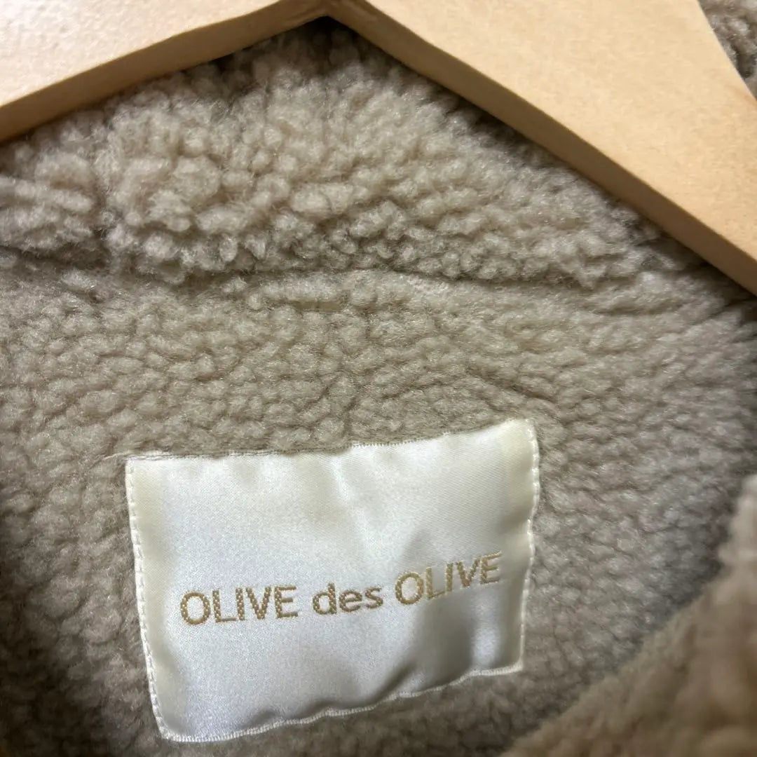 OLIVE DES OLIVE Duffle Coat Brown Corduroy 46