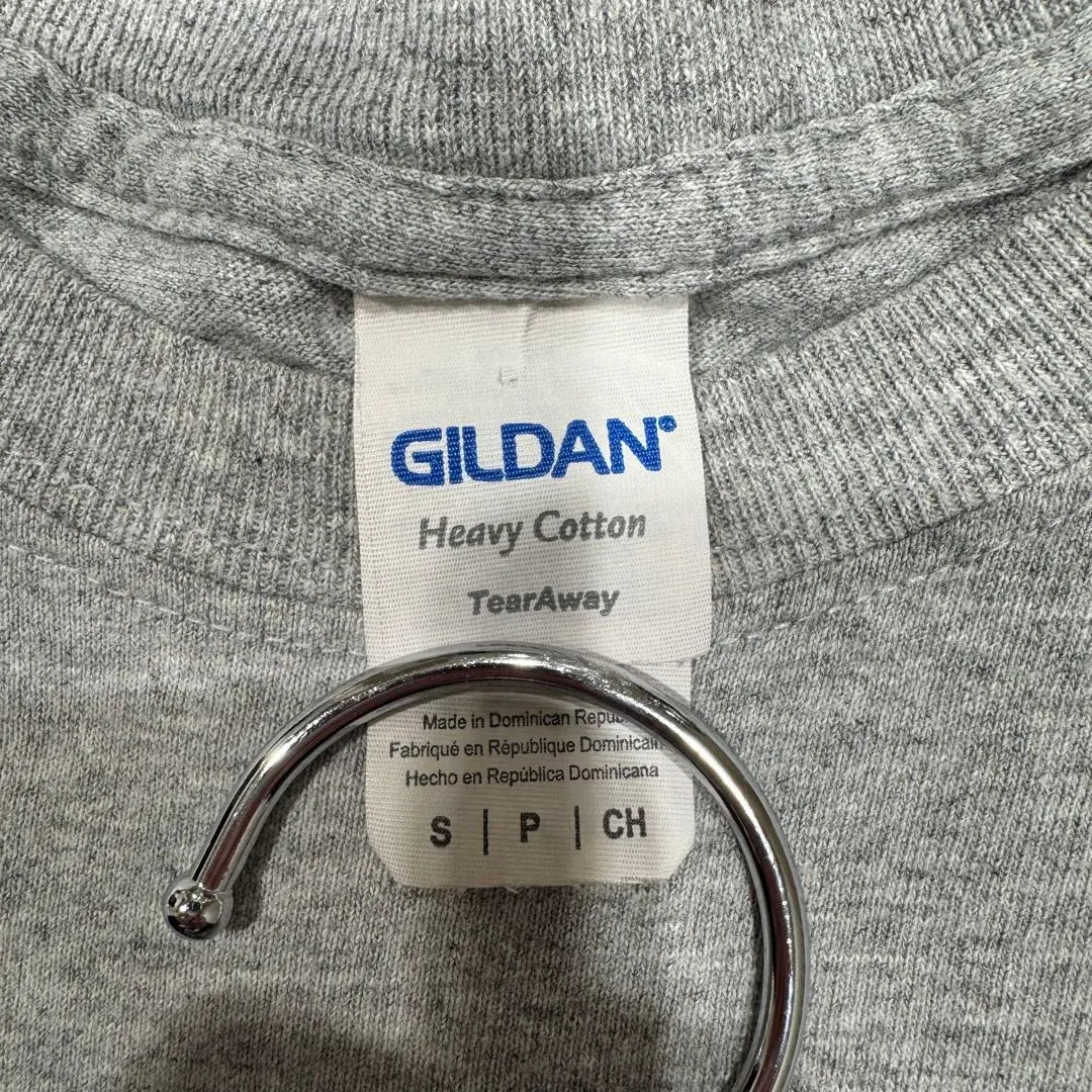 [Free Shipping] USA used clothes Gildan Guildan Print T -shirt