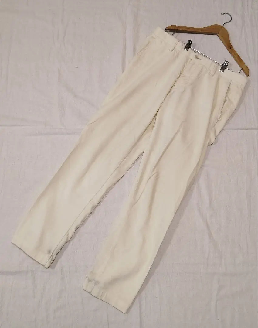 ORIHICA Pants Corduroy Sturdy Off-White Autumn/Winter [71]