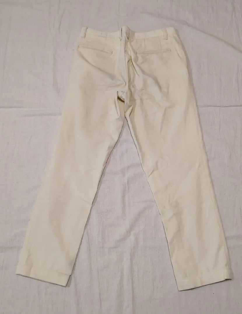 ORIHICA Pants Corduroy Sturdy Off-White Autumn/Winter [71]