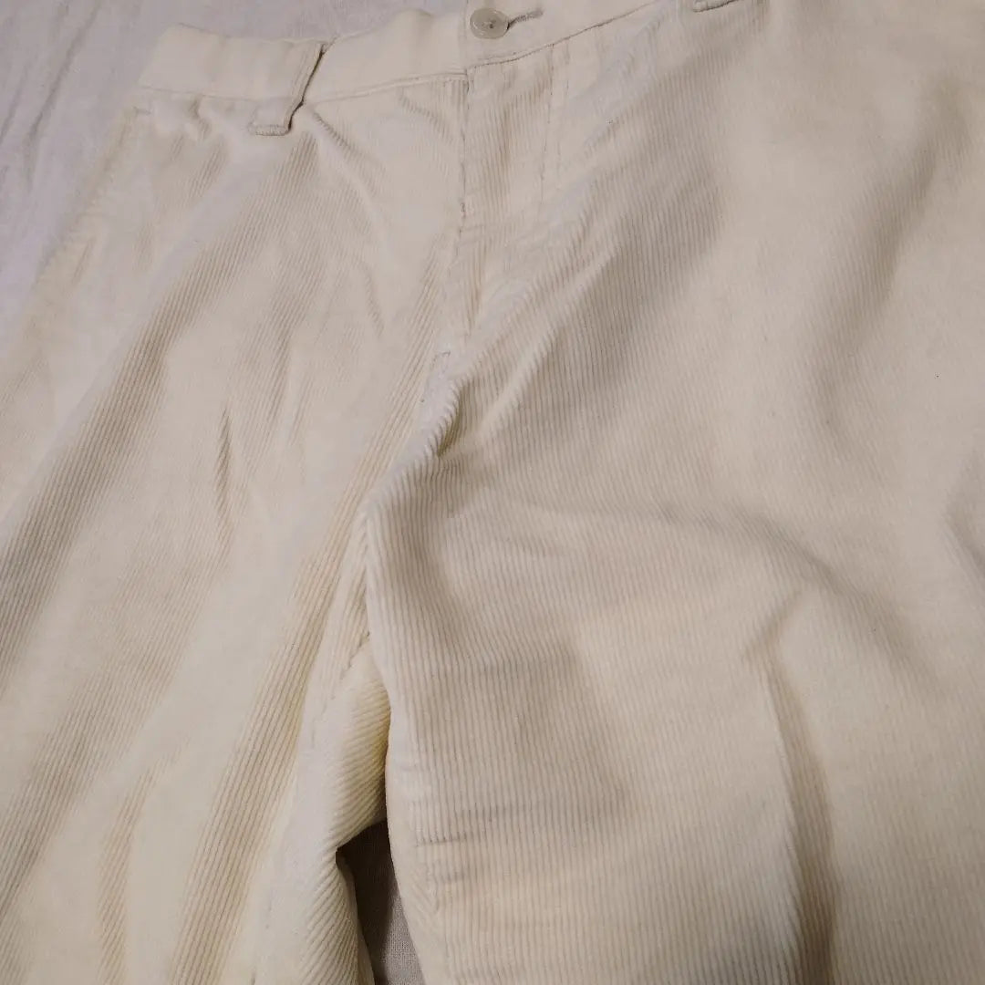 ORIHICA Pants Corduroy Sturdy Off-White Autumn/Winter [71]