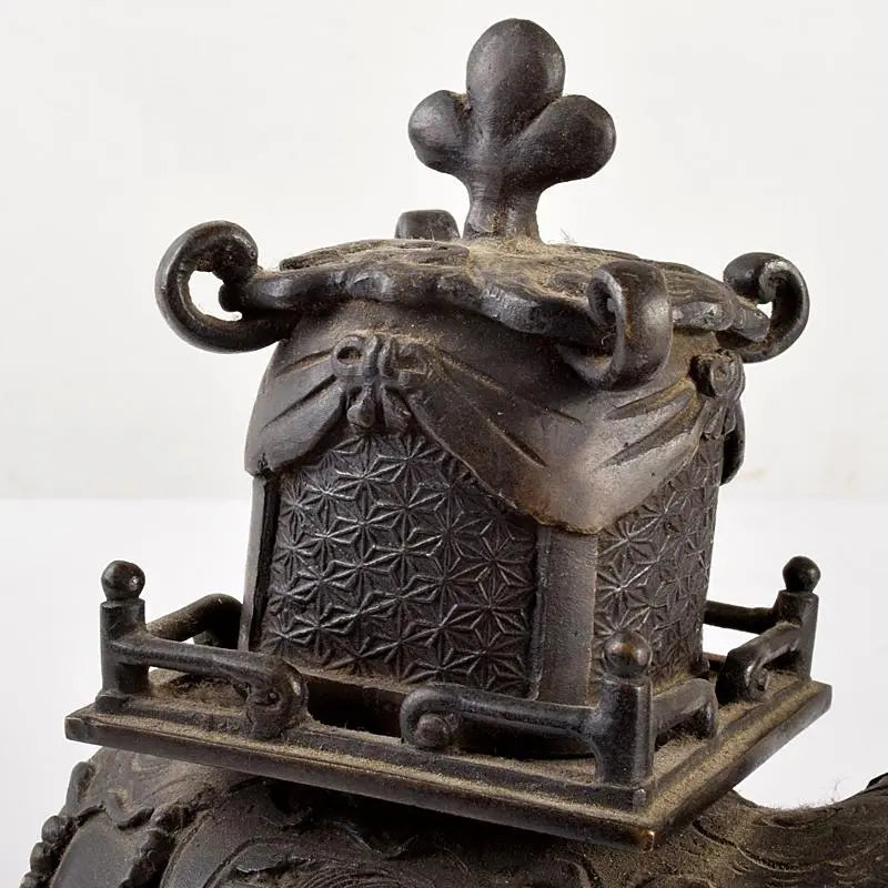 China Gold-plated Bronze Elephant Incense Burner G R5119 | 中国　古銅鍍金　象香炉　G　R5119