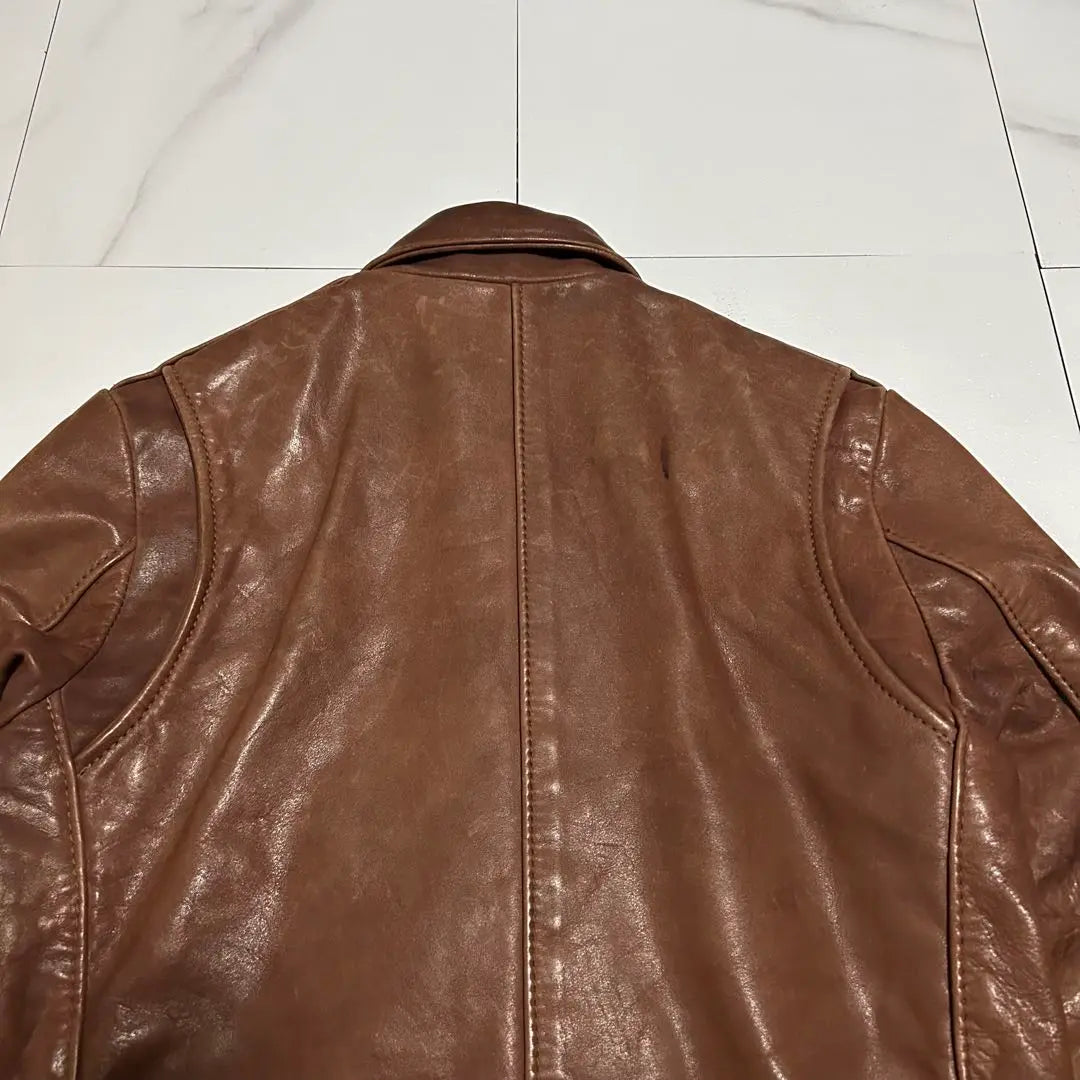 70s vintage VANSON leather jacket model F