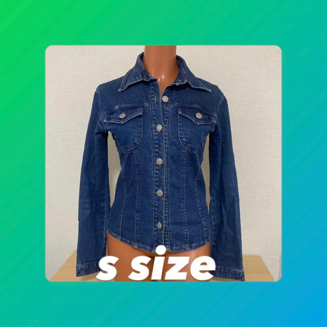 ★Denim shirt★S size Stretchable